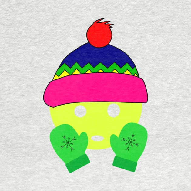 Cute Pickleball Christmas by Little Duck Designs